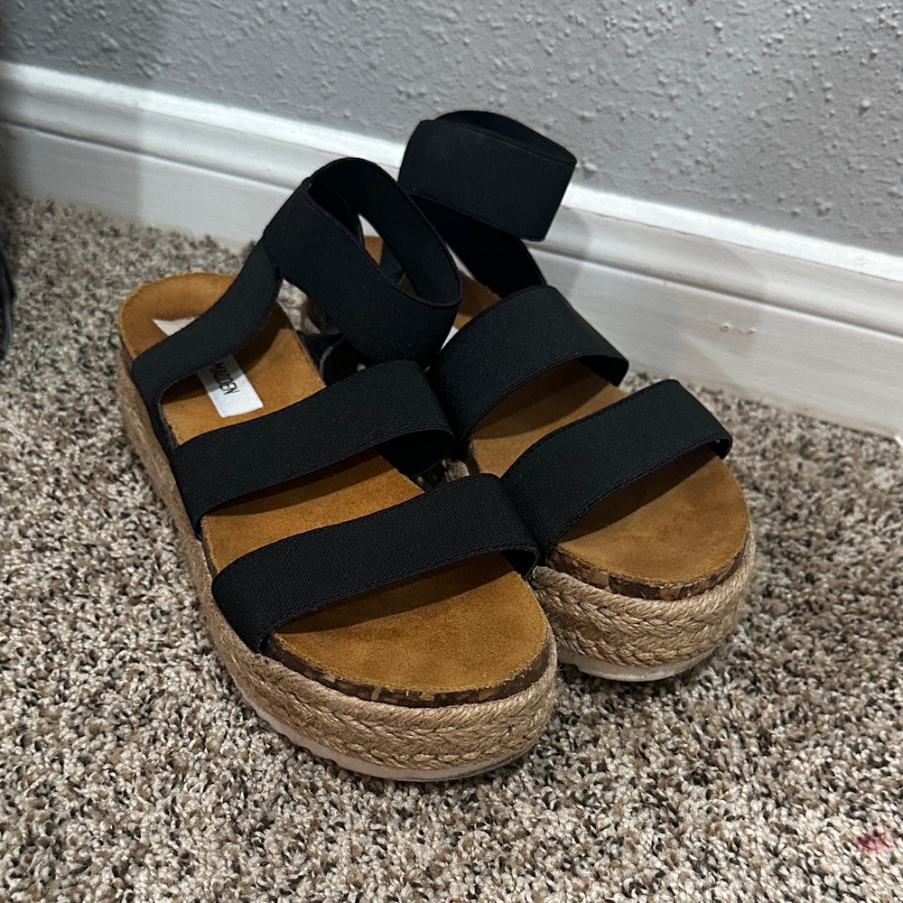 Black Platform Sandals